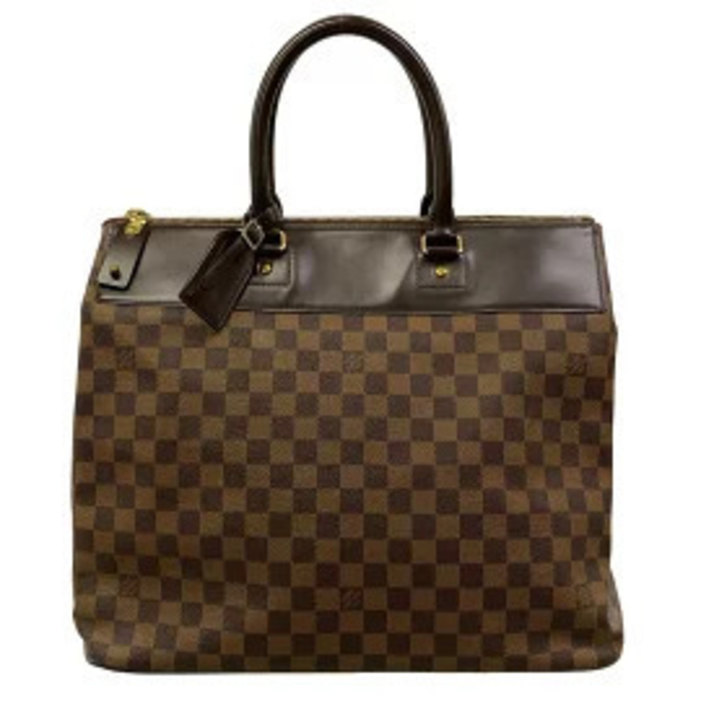 LOUIS VUITTON Greenwich Boston Bag Ebene Brown